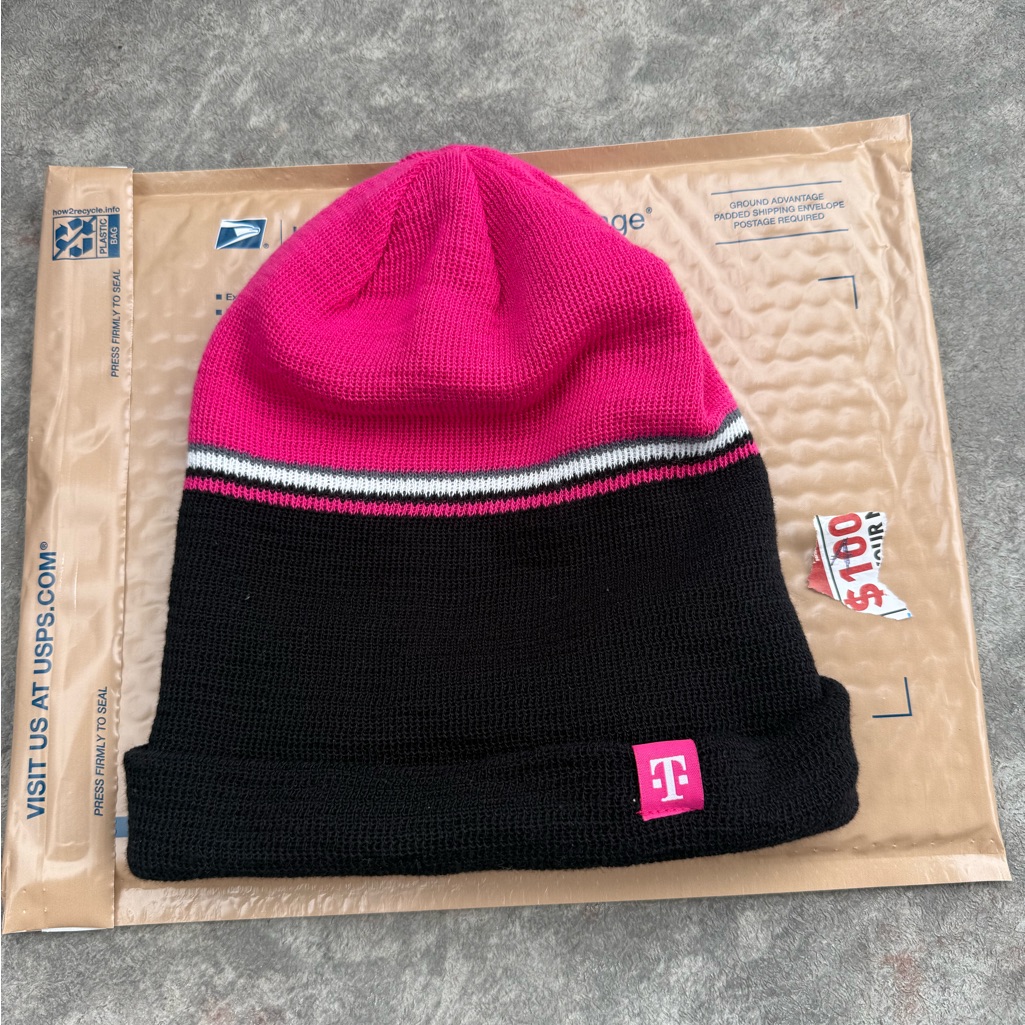 Brand New TMobile Tuesday Reversible Beanie Hat Winter